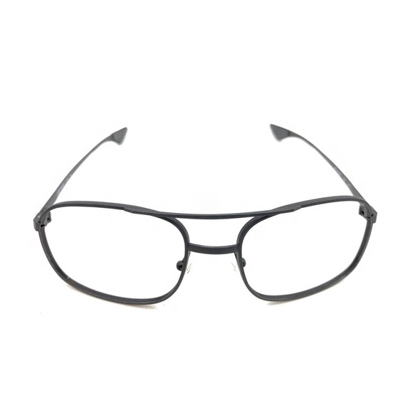 ArtCraft Matte Black Square Aviator Eyeglasses Frames 58-18 140 USA Men Women - Picture 2 of 12